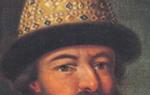 Tsarer efter Katarina 2. Rysslands första kejsare.  Kort om Catherine II:s regeringstid