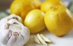 Garlic - a folk remedy for cleaning vessels Folk recipes for cleaning vessels with garlic and lemon